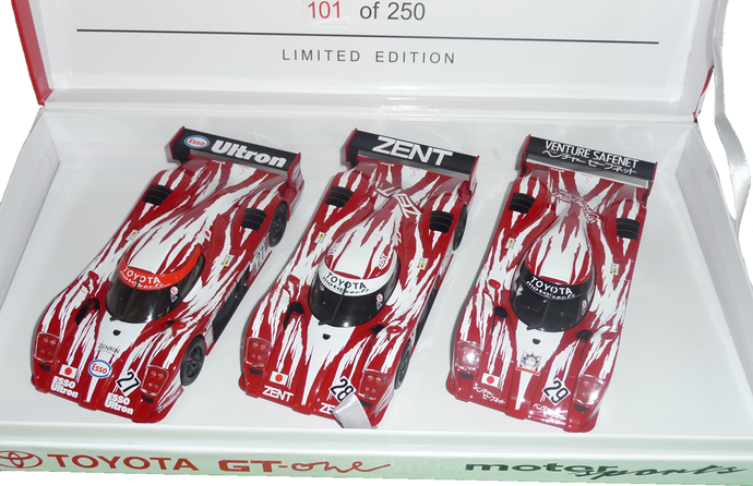 RS0055 - Toyota GT-One - 3 pack edition #27, #28 & #29 RS0055 - FlatoutSlotCars
