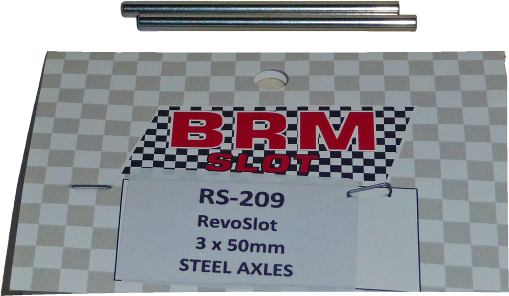 RS-209 RevoSlot Steel Axles 50mm - FlatoutSlotCars