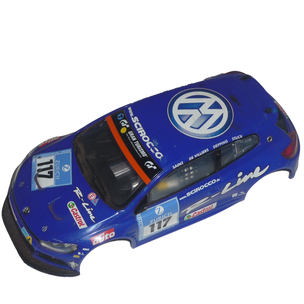 Used Carrera VW Scirocco GT Top  https://www.flatoutslotcars.com.au/products/used-carrera-vw-scirocco-gt-top  Back Window Missing PLUS: POSTAGE DIRECT DEPOSIT AVAILABLE