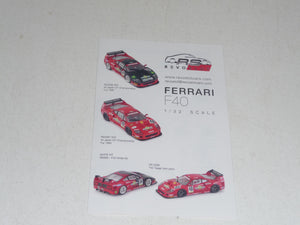 REVO SLOT RS0098 - Ferrari F40 - Taisan BP #34 - FlatoutSlotCars