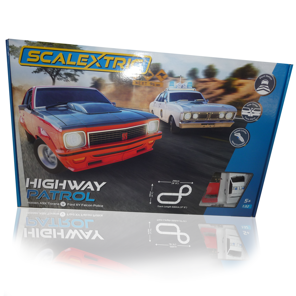 Scalextric   Highway Patrol Set Free Postage on Orders over $40 - FlatoutSlotCars