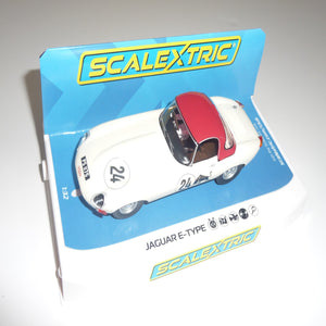 Scalextric Jaguur E-Type C4232 #24  Free Postage on Orders over $40